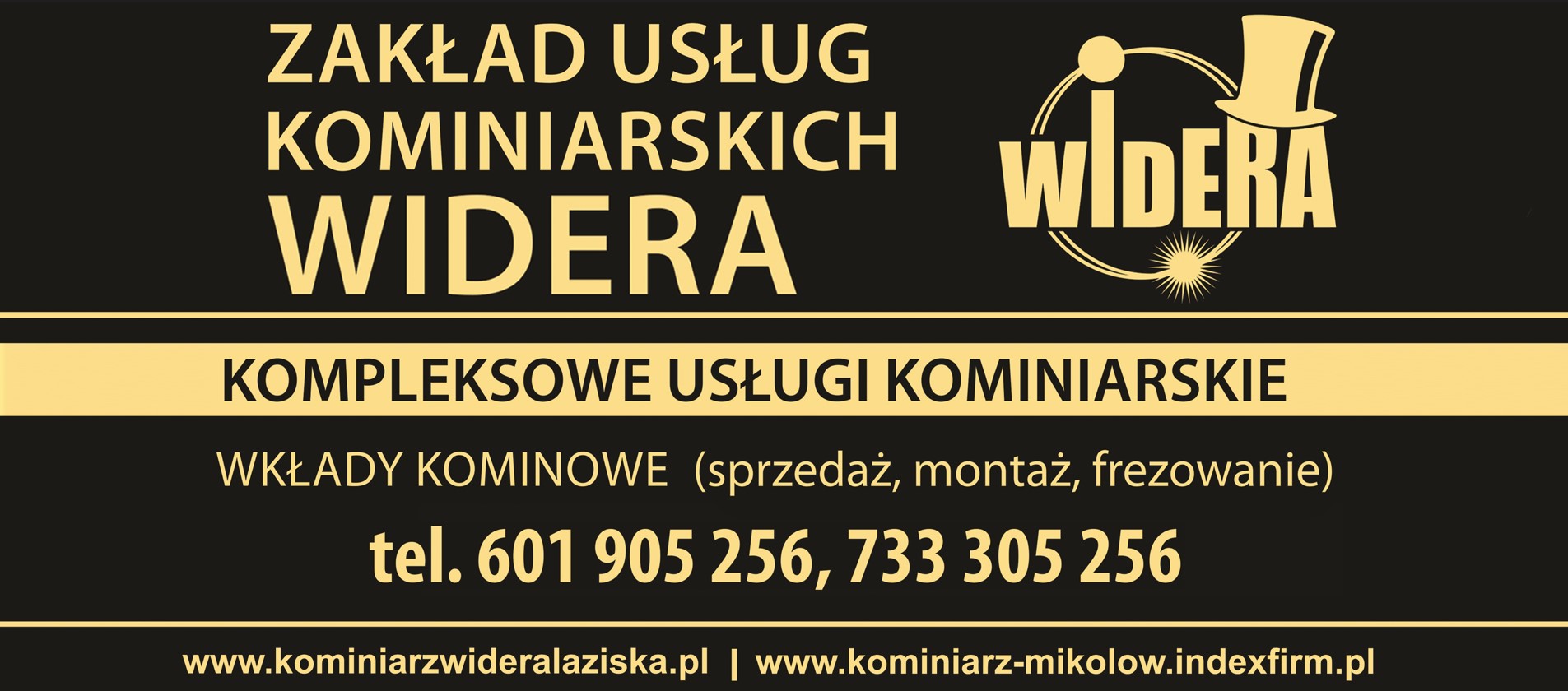 Zakład Usług Kominiarskich Widera - usługi kominiarskie MIKOŁÓW kominiarz MIKOŁÓW